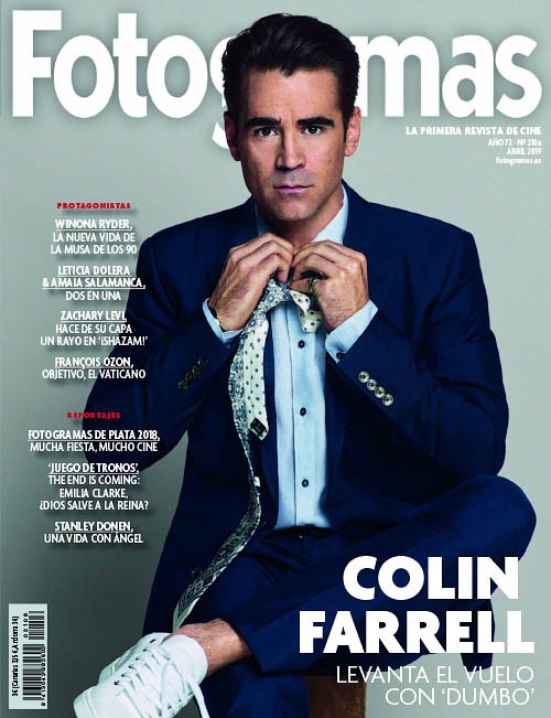 FOTOGRAMAS magazine side cover Issue 2106  April 2019