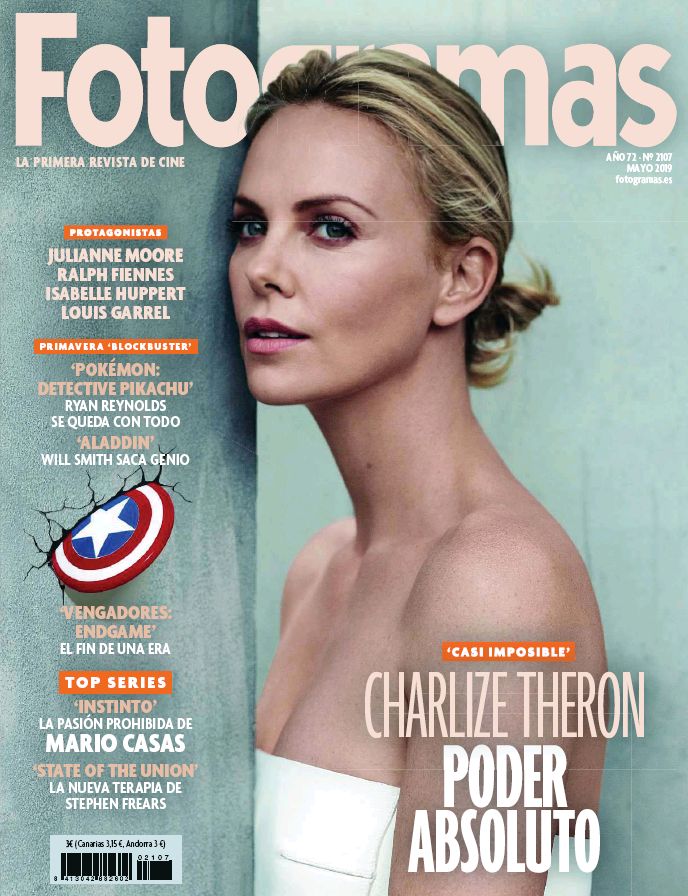FOTOGRAMAS magazine side cover Issue 2107  May 2019
