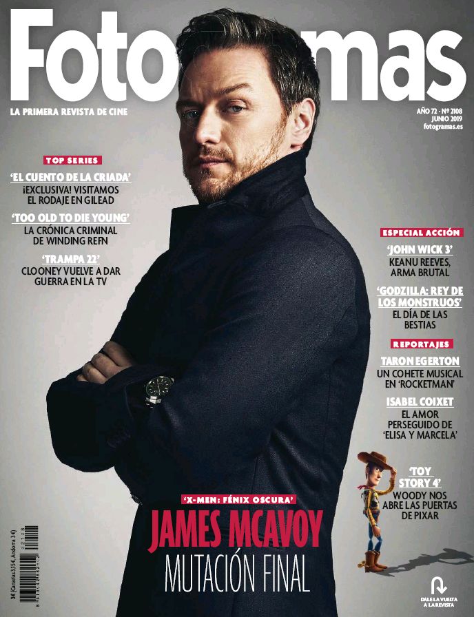 FOTOGRAMAS magazine side cover Issue 2108  June 2019