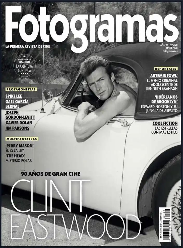 FOTOGRAMAS magazine side cover Issue 2120  June 2020