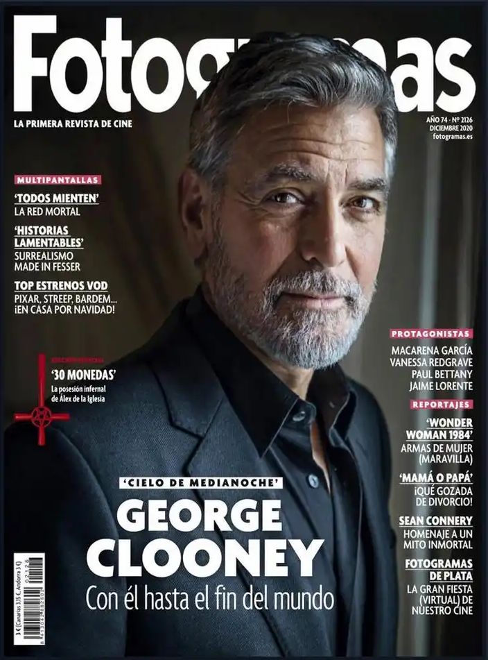 FOTOGRAMAS magazine side cover Issue 2126  December 2020