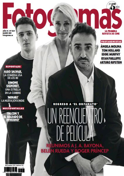 FOTOGRAMAS magazine side cover Issue 2129  February 2021