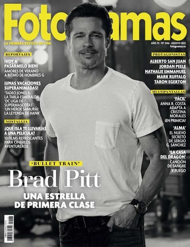 FOTOGRAMAS magazine side cover Issue 2146  August 2022
