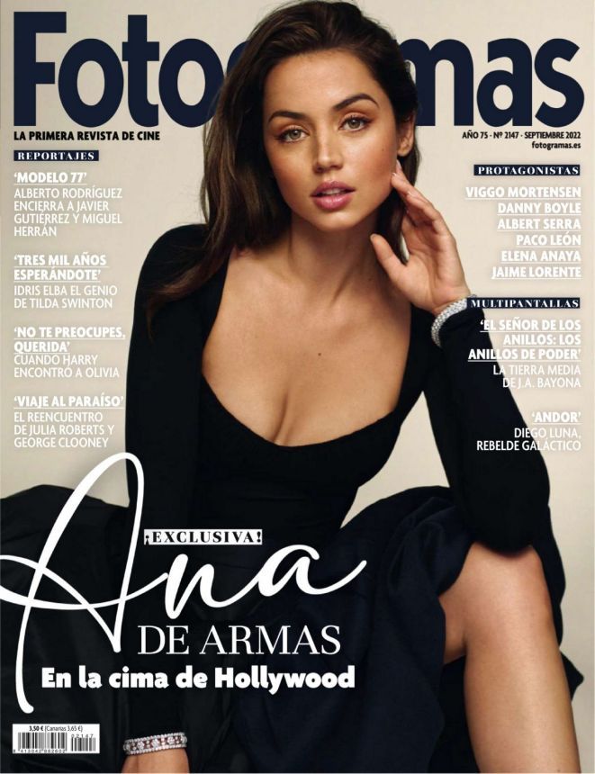 FOTOGRAMAS magazine side cover Issue 2147  September 2022