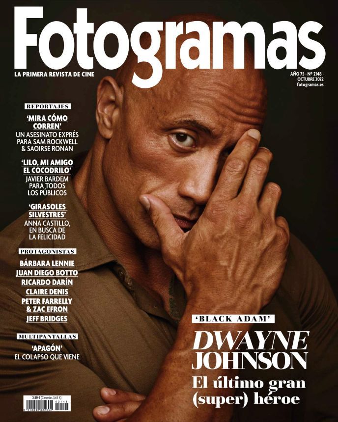 FOTOGRAMAS magazine side cover Issue 2148  October 2022