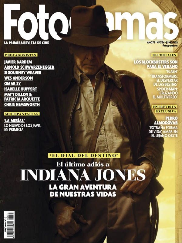 FOTOGRAMAS magazine side cover Issue 2156  June 2023