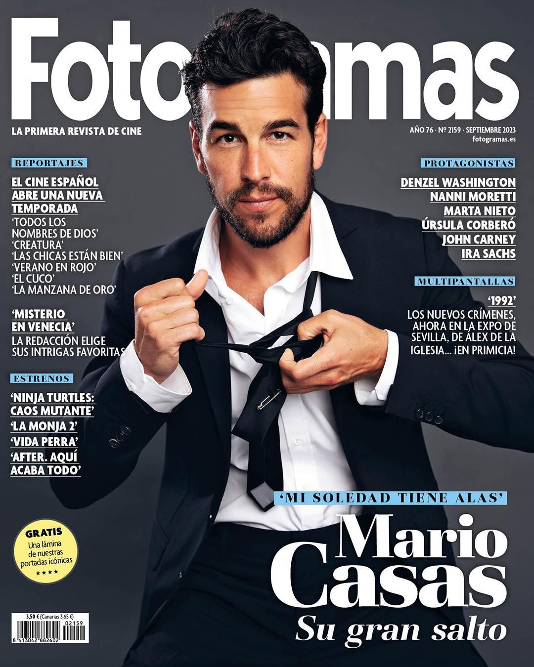FOTOGRAMAS magazine side cover Issue 2159  September 2023