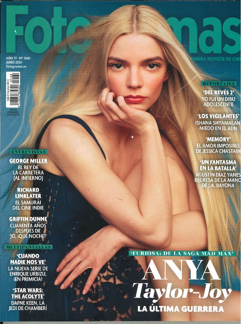 FOTOGRAMAS magazine side cover Issue 2168  June 2024