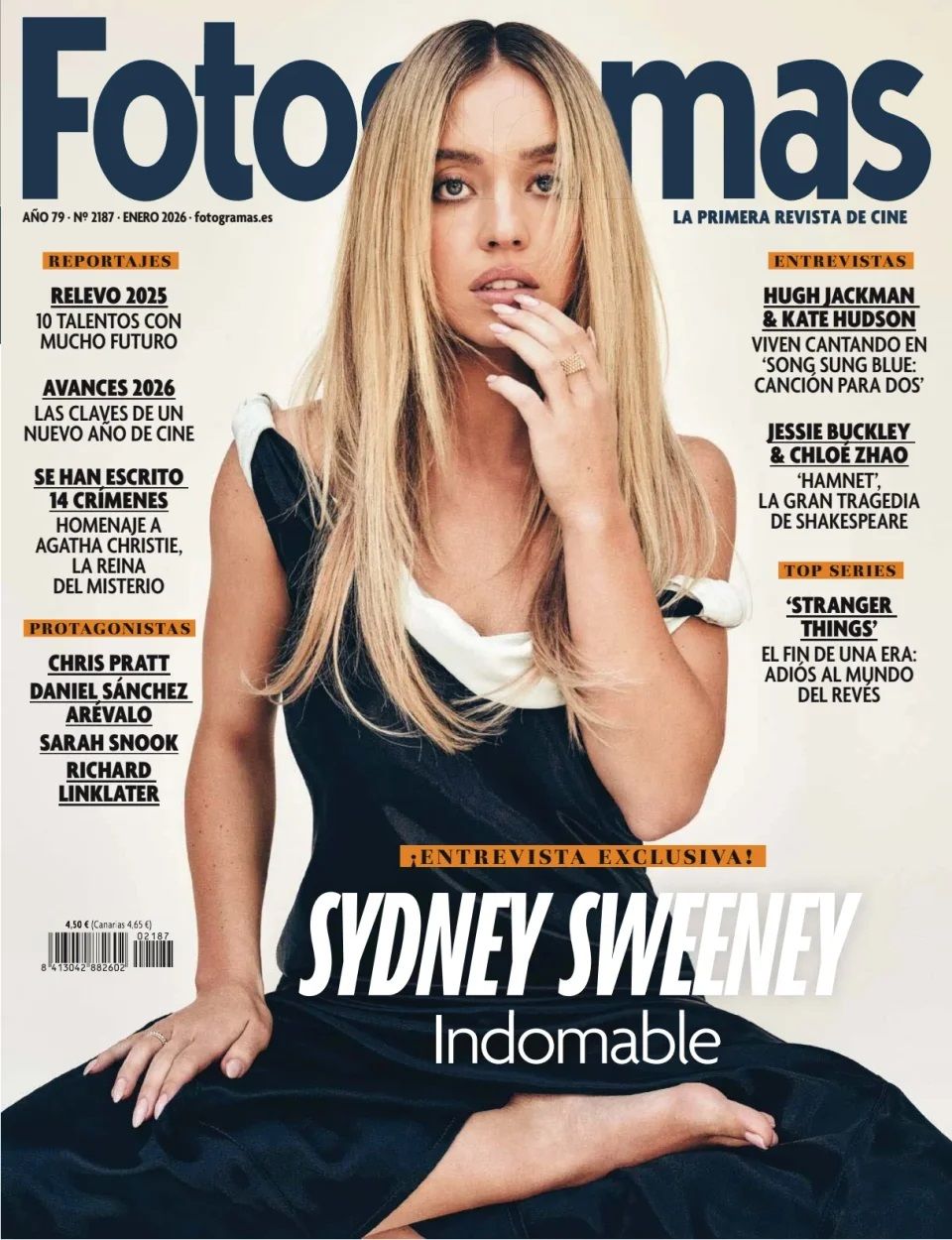 FOTOGRAMAS magazine side cover Issue 2187  January 2026