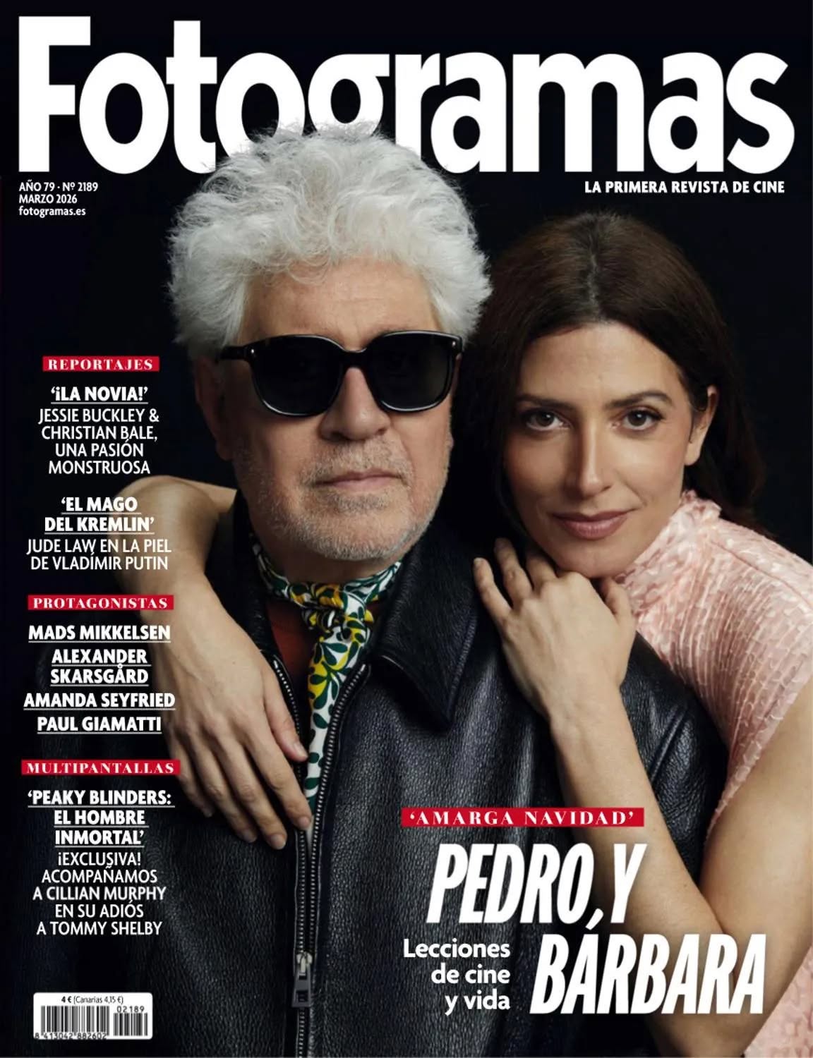 FOTOGRAMAS magazine side cover Issue 2189  March 2026