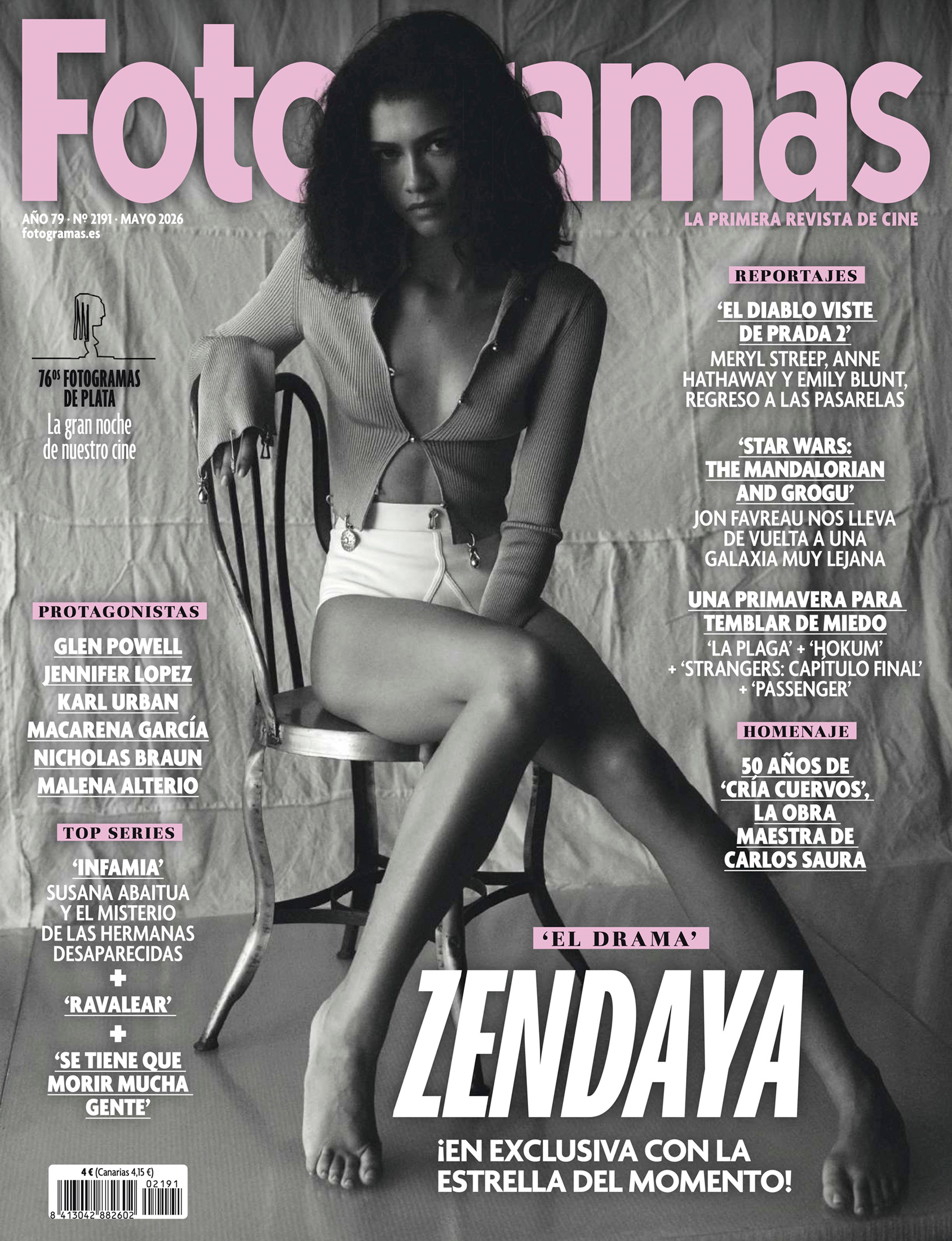 FOTOGRAMAS magazine side cover Issue 2191  May 2026