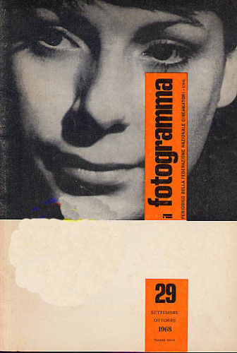 FOTOGRAMMA | IL magazine side cover Issue 29 September/October 1968