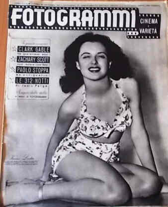 FOTOGRAMMI magazine side cover Issue 27 30 December 1947