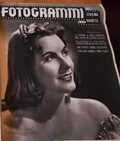 FOTOGRAMMI magazine side cover Issue 4 27 January 1948