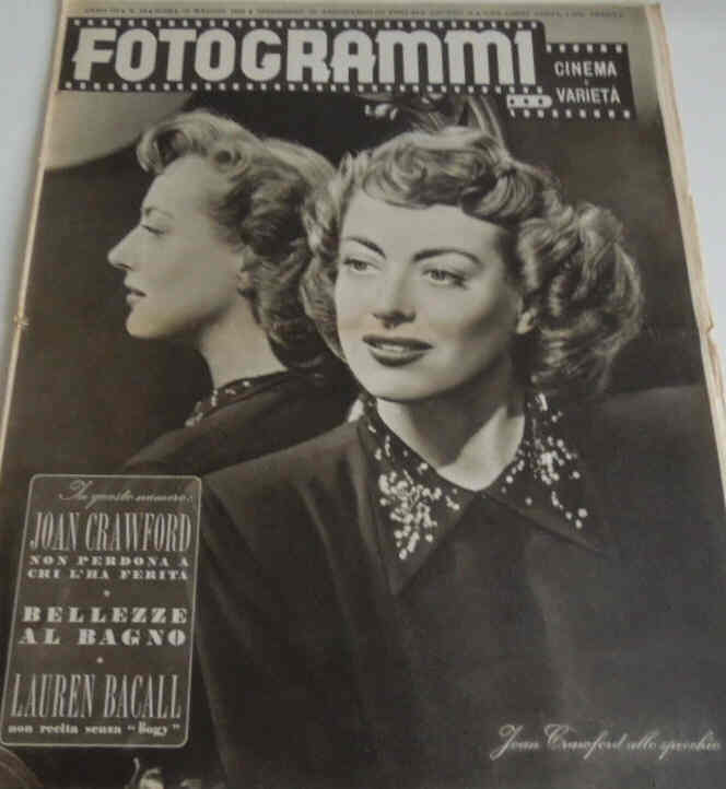 FOTOGRAMMI magazine side cover Issue 19 18 May 1948