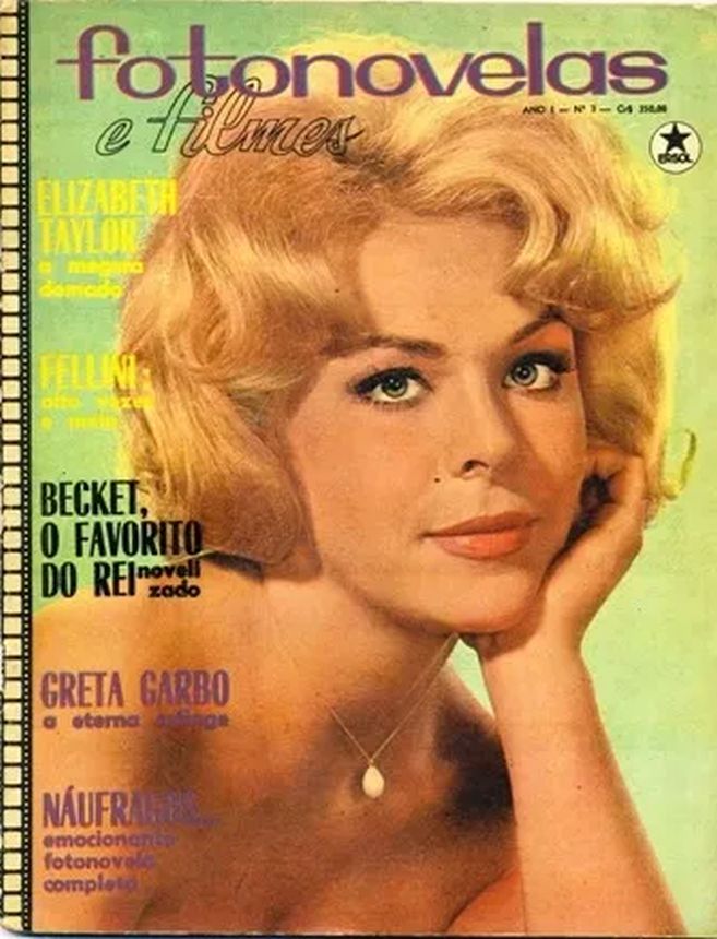 FOTO NOVELAS E FILMES magazine side cover Issue 3  March 1960