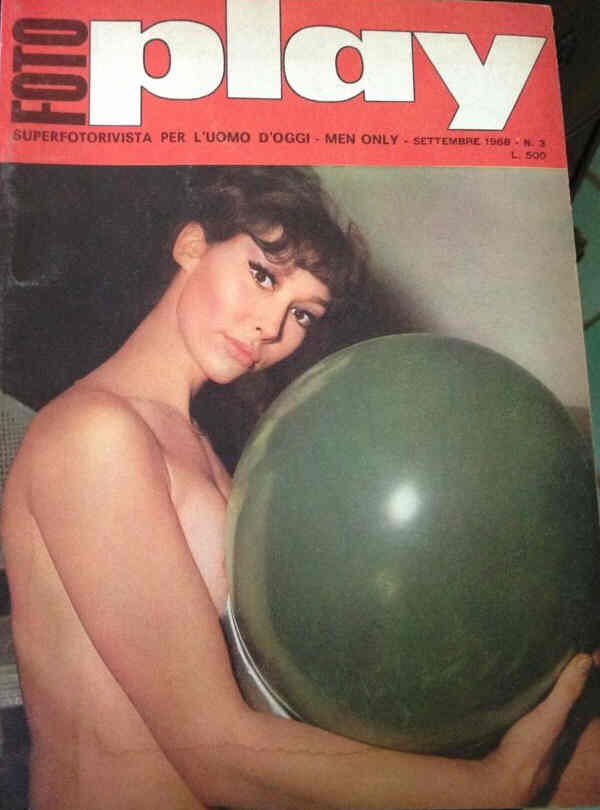 FOTO PLAY magazine side cover Issue 3 September 1968