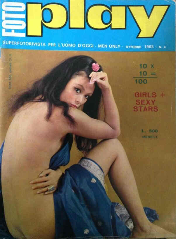 FOTO PLAY magazine side cover Issue 4 October 1968