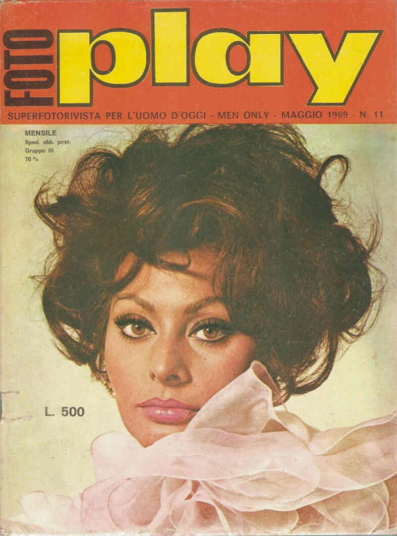 FOTO PLAY magazine side cover Issue 11 May 1969