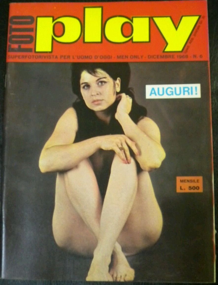 FOTO PLAY magazine side cover Issue 6 December 1968