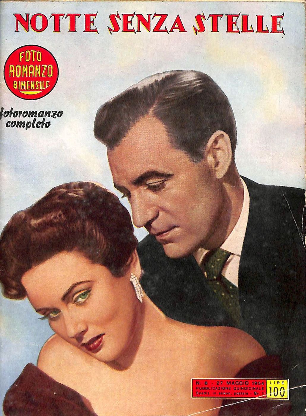 FOTO ROMANZO BIMENSILE magazine side cover Issue 8 27 May 1954