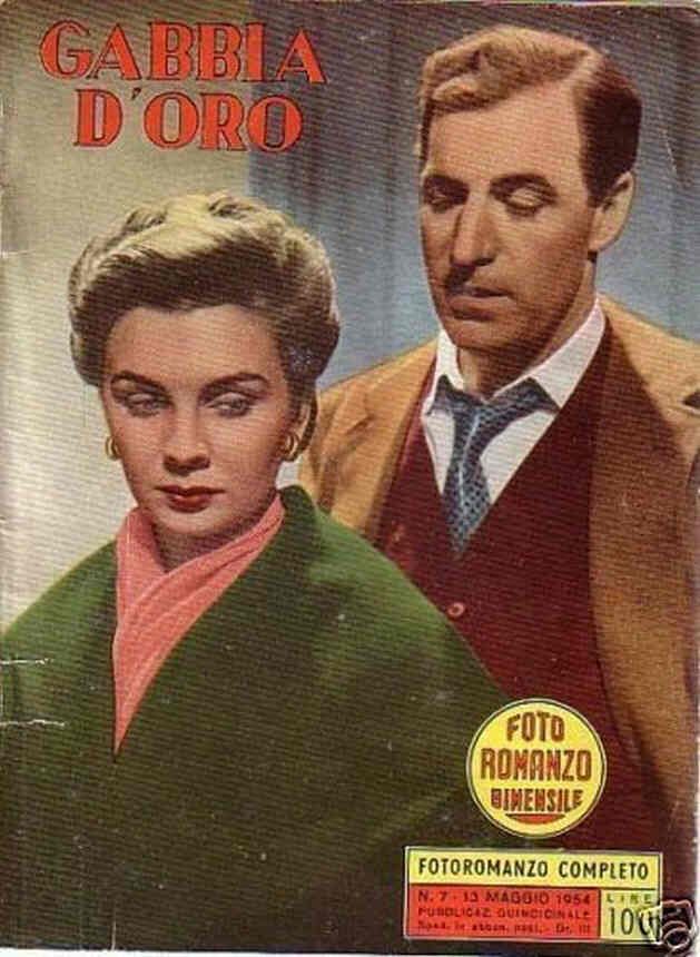FOTO ROMANZO BIMENSILE magazine side cover Issue 7 13 May 1954