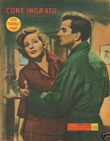 FOTO ROMANZO GIGANTE magazine side cover Issue 1 May 1954