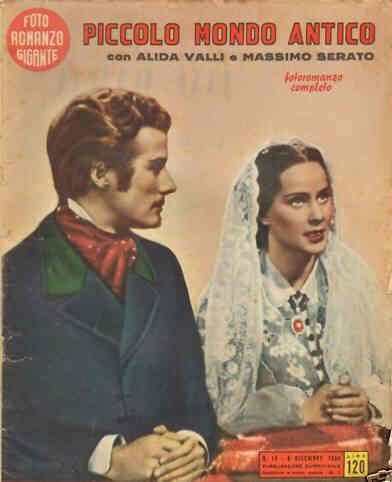 FOTO ROMANZO GIGANTE magazine side cover Issue 15 December 1954