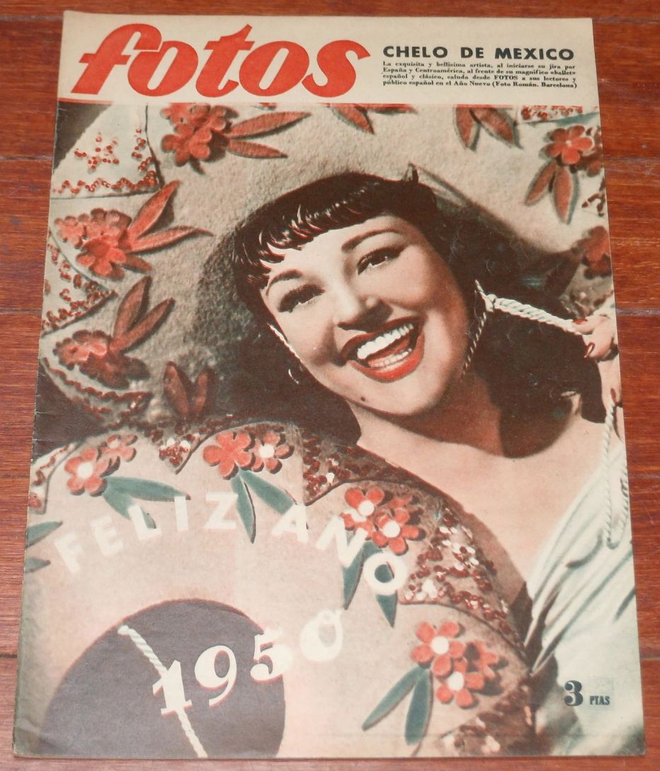 FOTOS magazine side cover  December 1949
