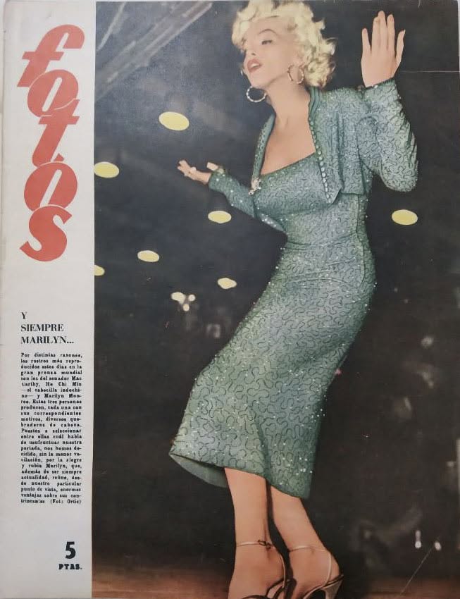 FOTOS magazine side cover Issue 892  April 1954