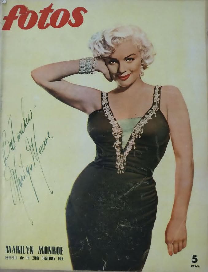 FOTOS magazine side cover   1954
