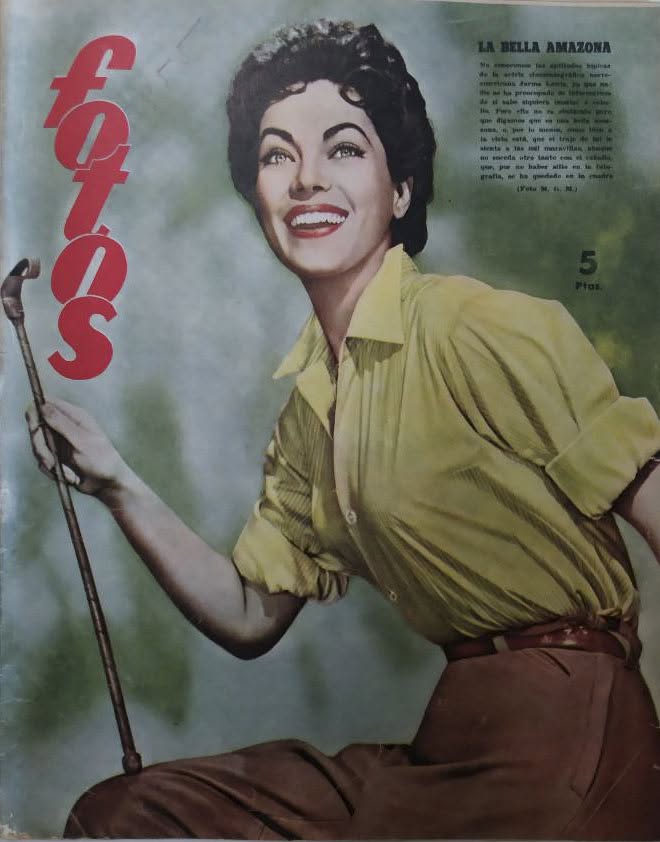 FOTOS magazine side cover Issue 955   1955