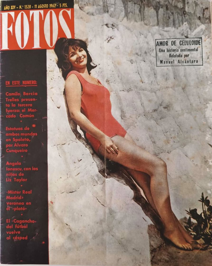 FOTOS magazine side cover Issue 1328 11 August 1962