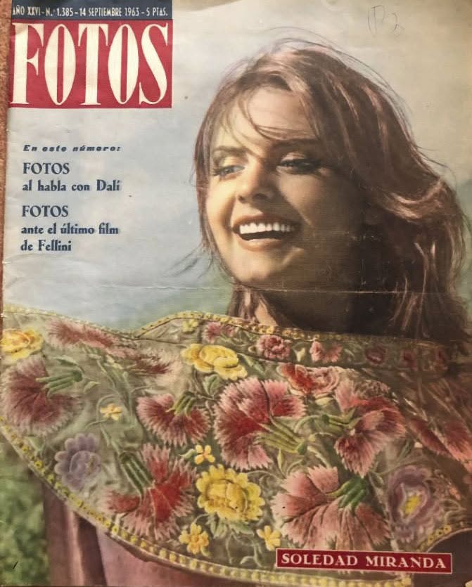 FOTOS magazine side cover Issue 1385 14 September 1963