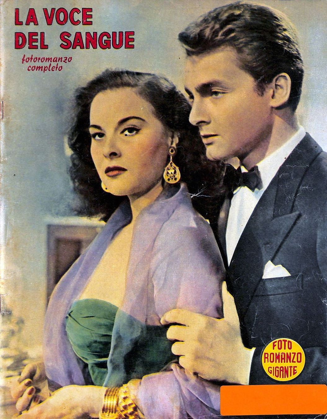 FOTO ROMANZO GIGANTE magazine side cover Issue 4  1954