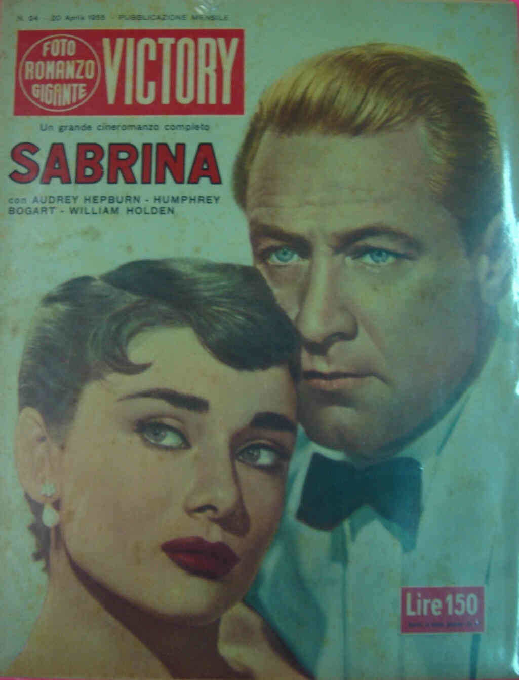 FOTO ROMANZO GIGANTE VICTORY magazine side cover Issue 24 20 April 1955
