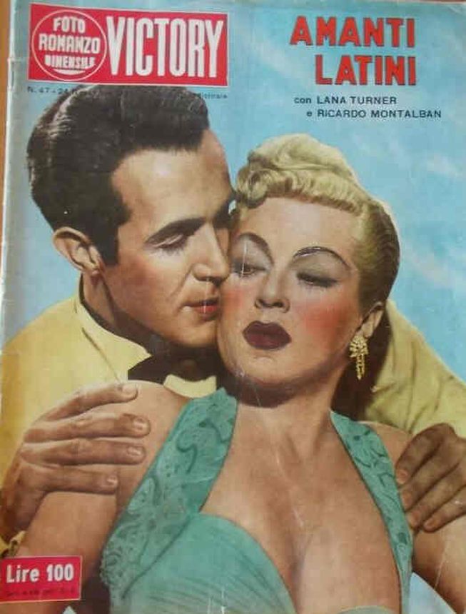 FOTO ROMANZO BIMENSILE VICTORY magazine side cover Issue 47 24 November 1955