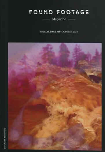 FOUND FOOTAGE MAGAZINE magazine side cover Issue 10  October 2024