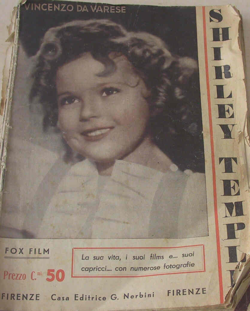FOX FILM magazine side cover  1936
