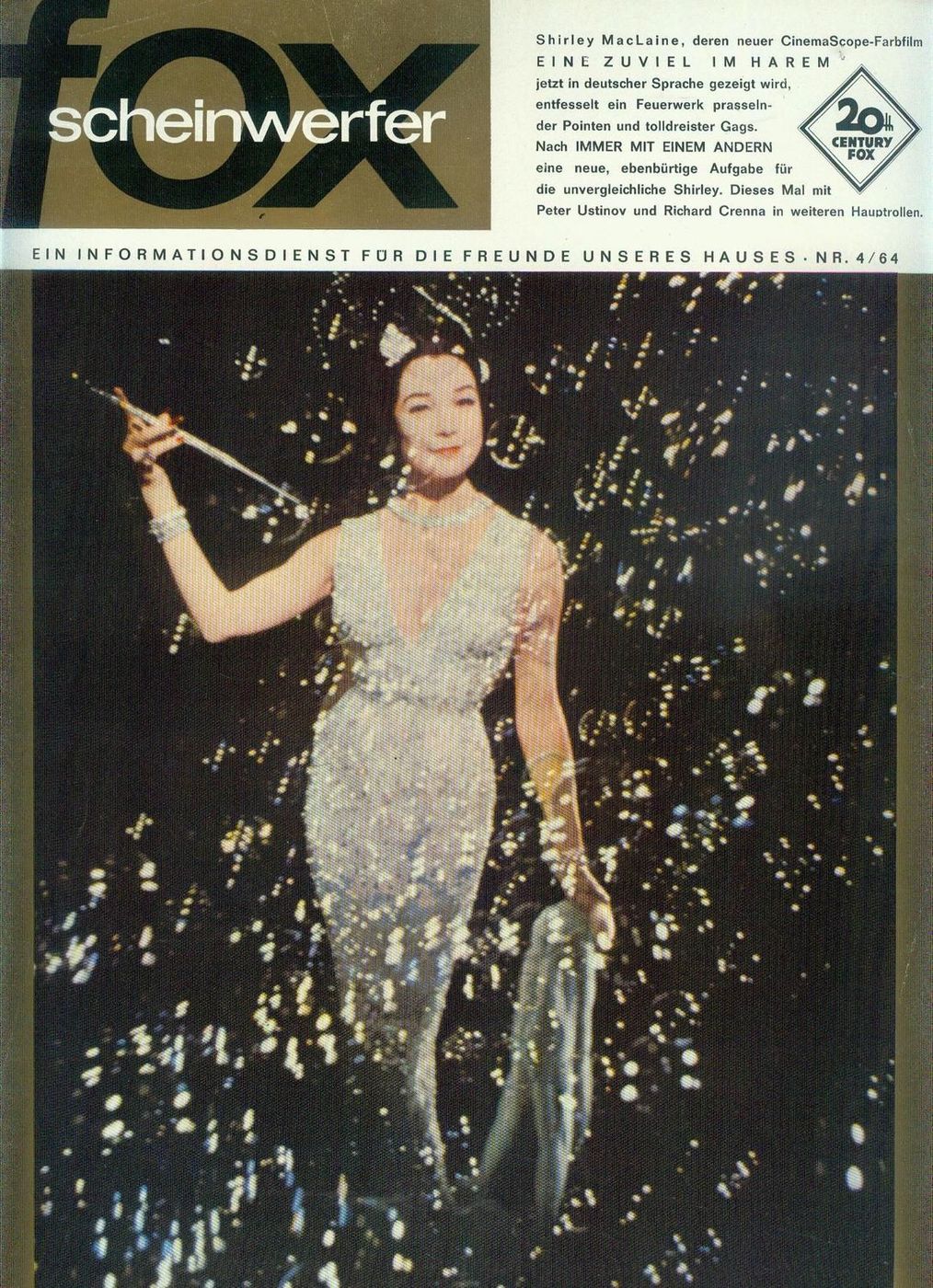 20TH CENTURY FOX SCHEINWERFER magazine side cover Issue 5   1964