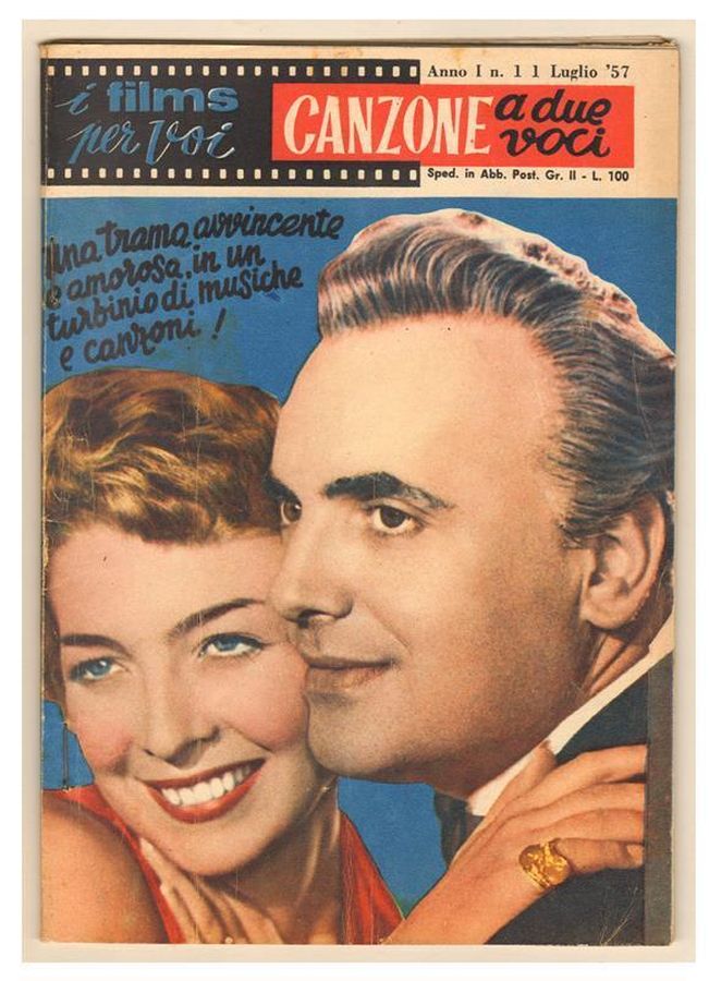 I FILMS PER VOI magazine side cover Issue 1 1 July 1957
