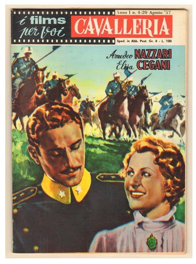 I FILMS PER VOI magazine side cover Issue 4 20 August 1957