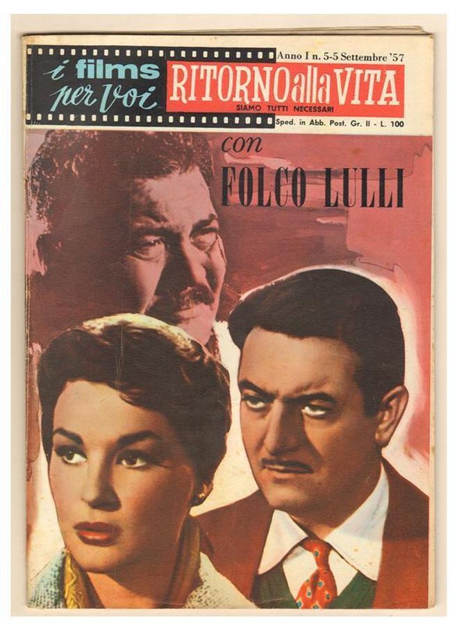 I FILMS PER VOI magazine side cover Issue 5 5 September 1957