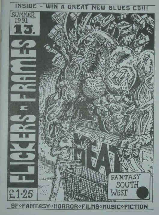 FLICKERS n FRAMES magazine side cover Issue 13 Summer 1991