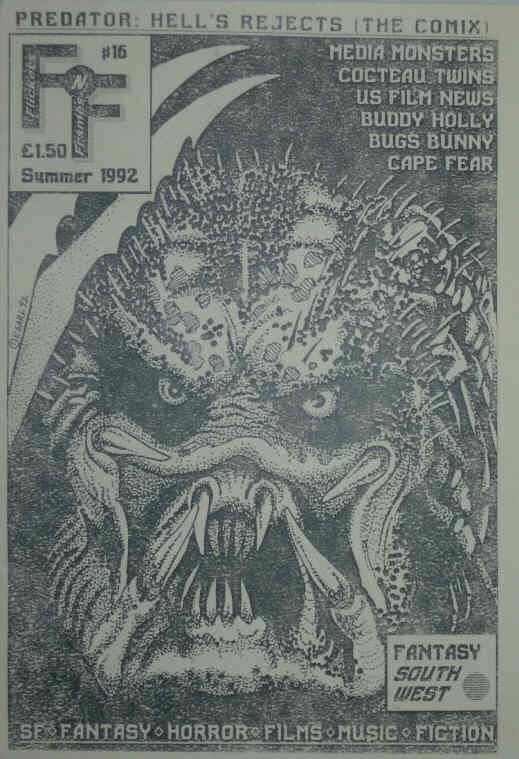 FLICKERS n FRAMES magazine side cover Issue 16 Summer 1992