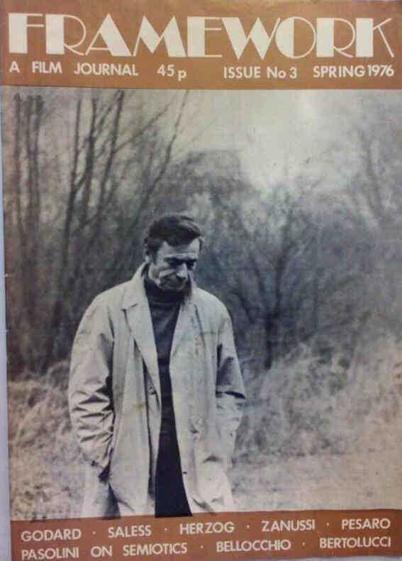 FRAMEWORK magazine side cover Issue 3 March 1976