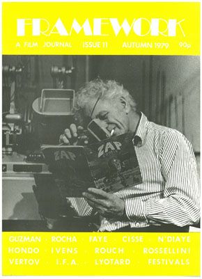 FRAMEWORK magazine side cover Issue 11 Autumn/September 1979