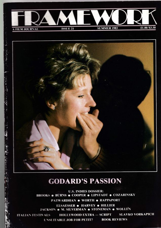 FRAMEWORK magazine side cover Issue 21 June 1983