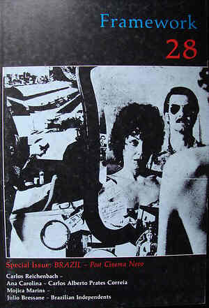 FRAMEWORK magazine side cover Issue 28 June 1985