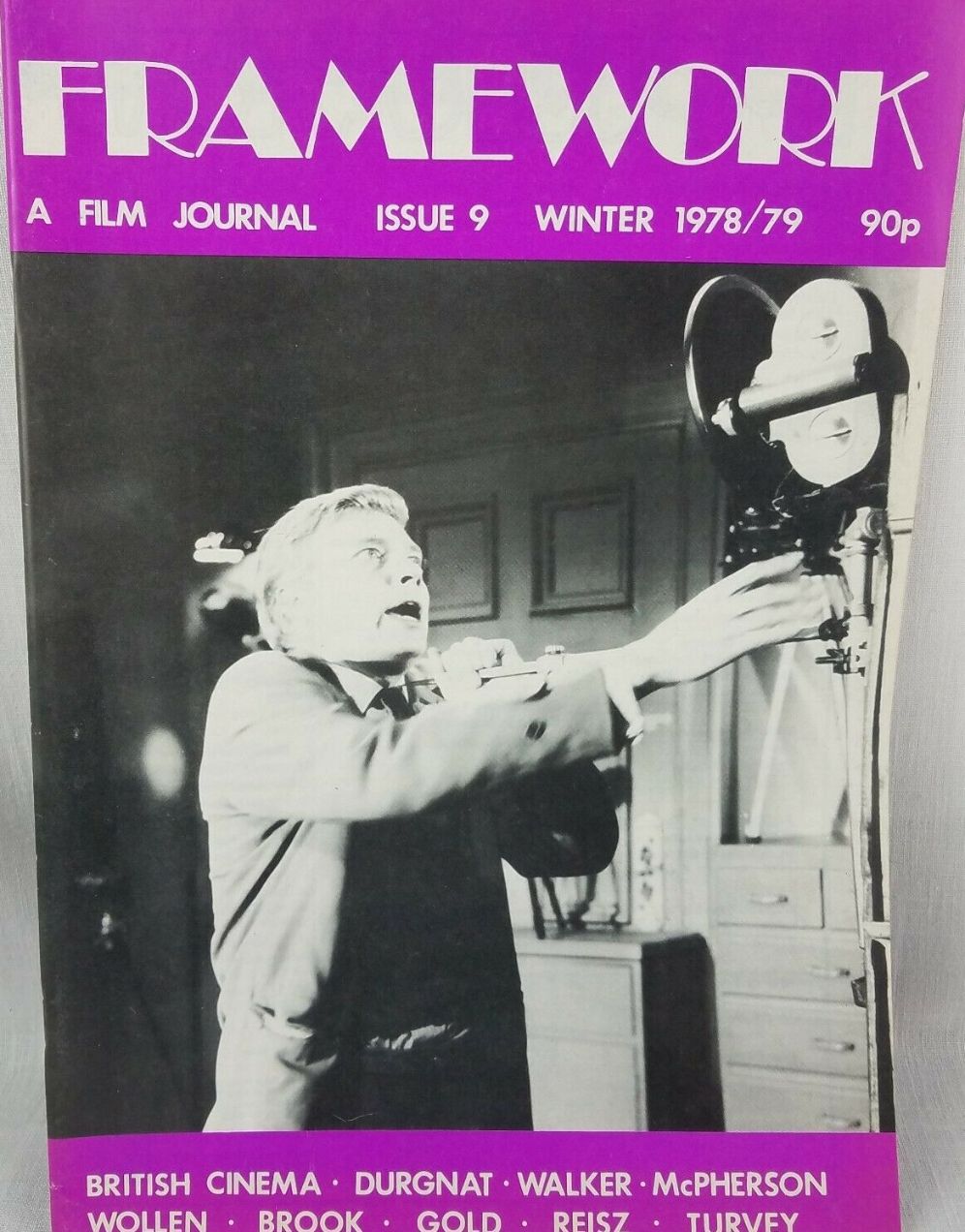 FRAMEWORK magazine side cover Issue 9 Winter 1978